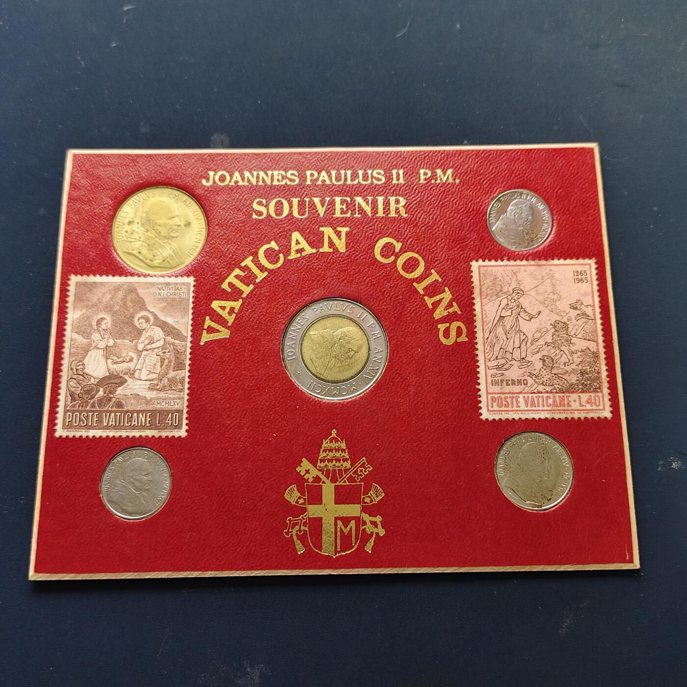 【全场包邮】纯粹捡漏拍508场 梵蒂冈各年份卡装5枚套币