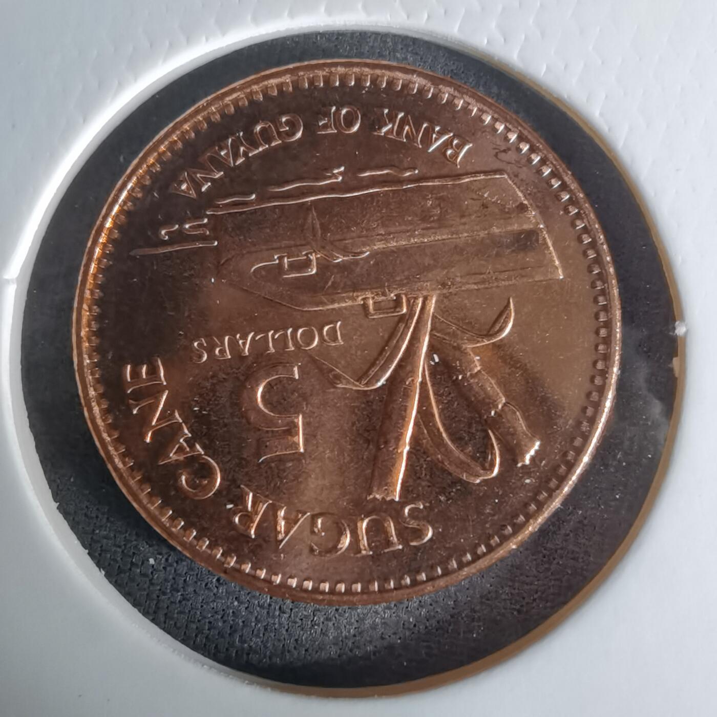 沼泽如烟--第1009场 圭亚那2019年五元