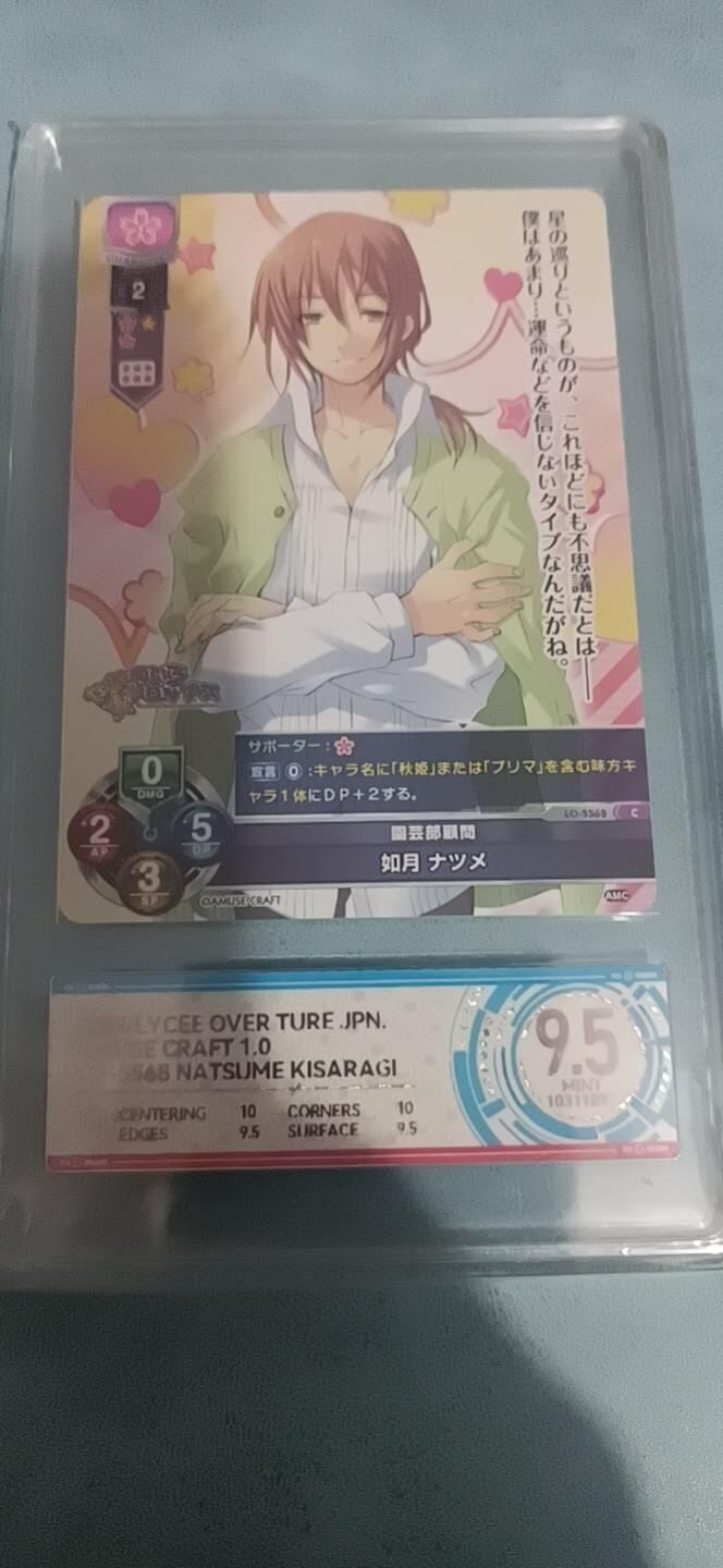 卡牌新人第二场 不寄存！！！ 不知名动漫人物PCG评级9.5