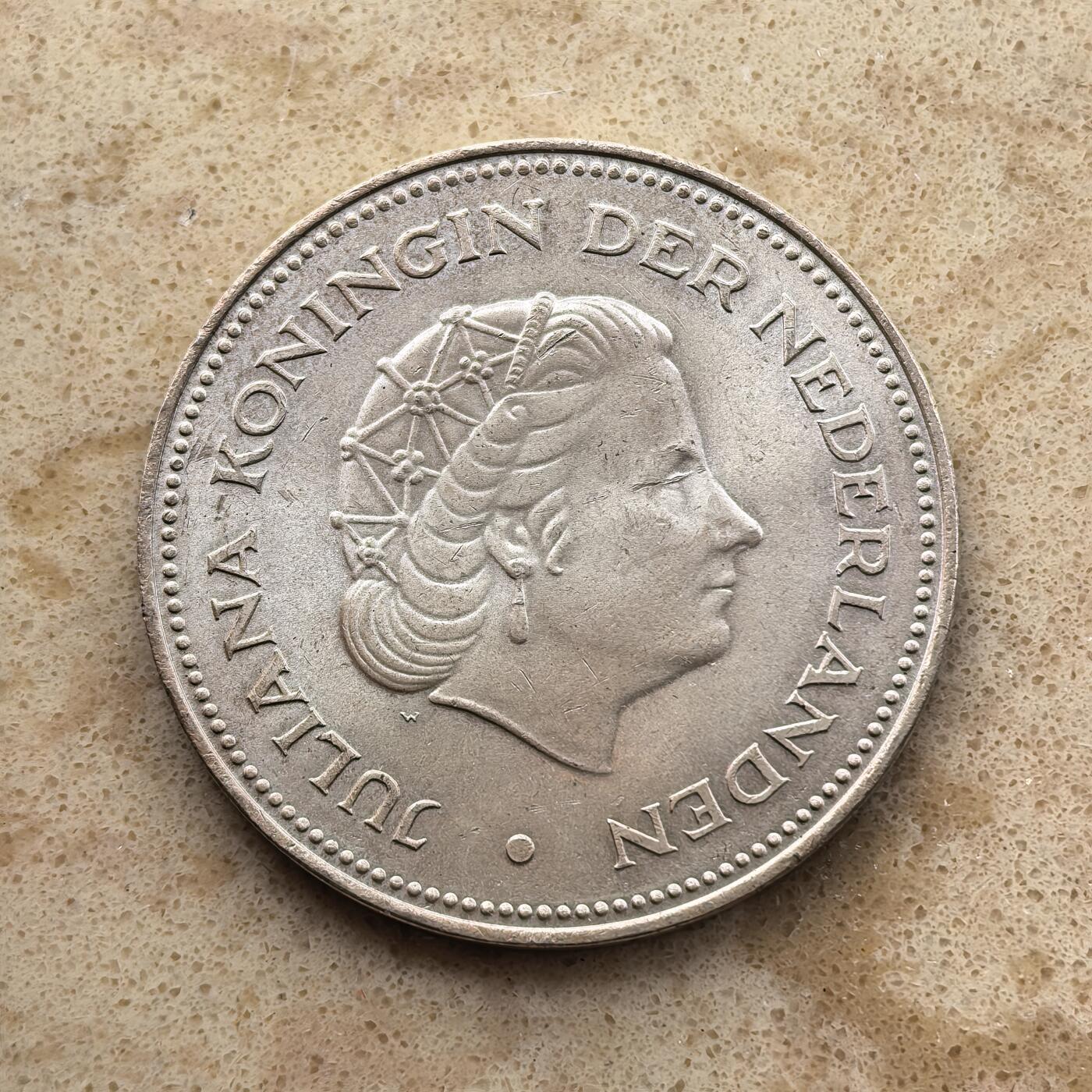 道一币馆币章第一百六十八场 荷兰1970年反法西斯胜利25周年10盾纪念银币  25g 720S