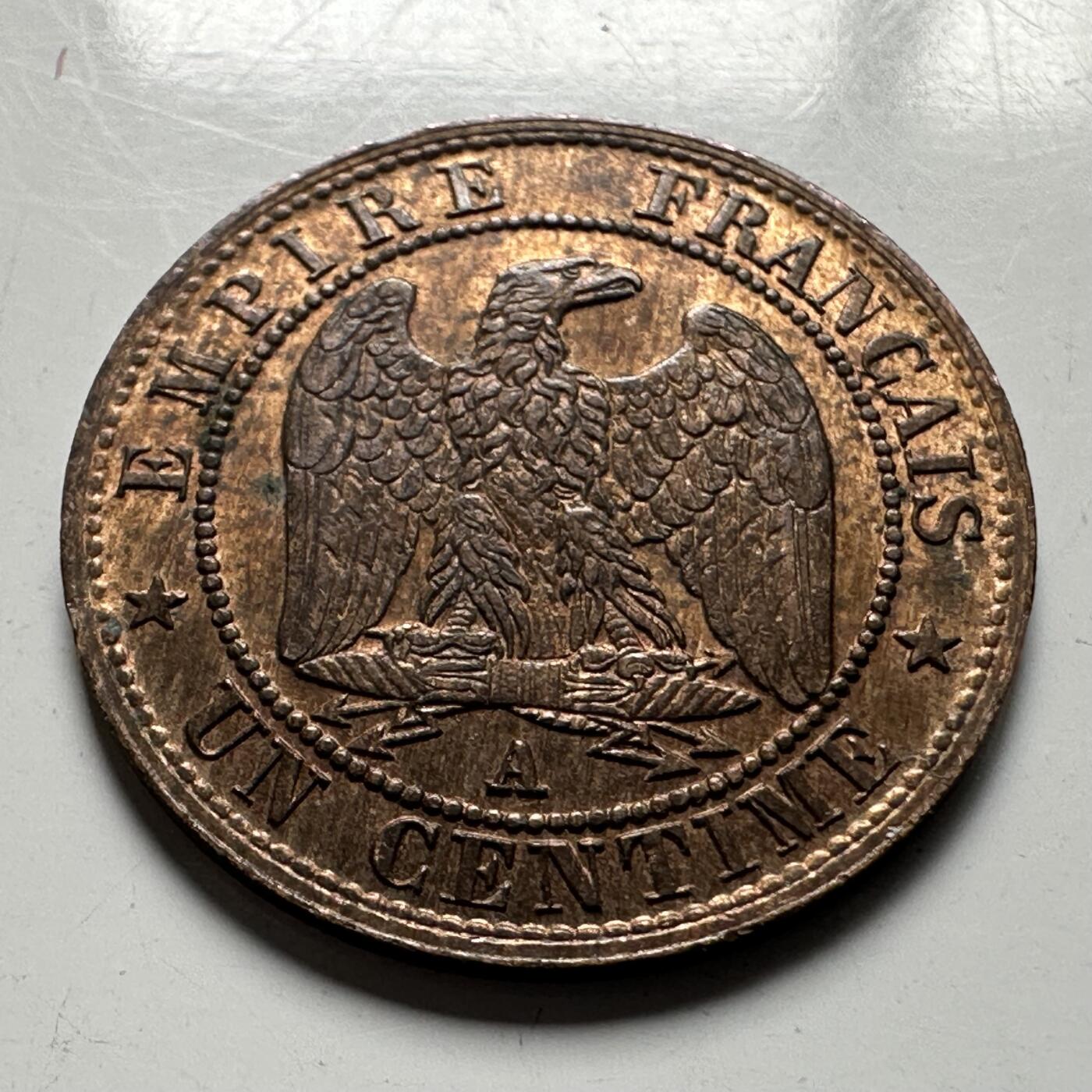 🌹外币初藏🌹🐯2026年第24场  每周二四六晚8️⃣点 接代拍 法国1853年一分