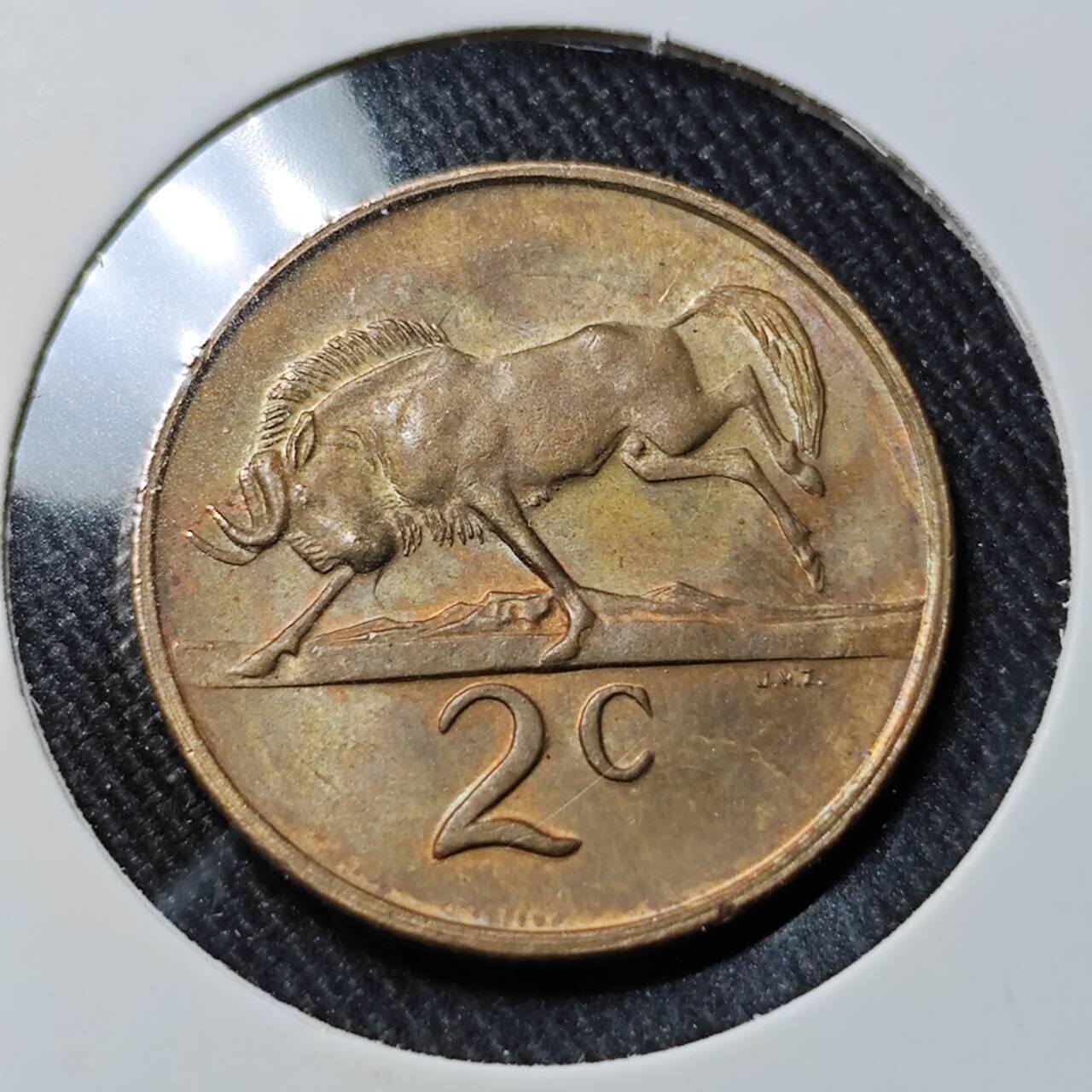 KK钱币收藏小铺   套币 批量/好品散币专场 2月预留时间 周末发货  1976南非2分铜币