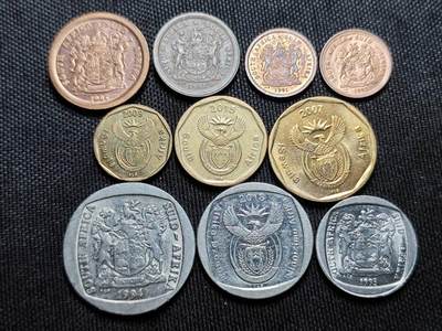 KK钱币收藏小铺   套币 批量/好品散币专场 2月预留时间 周末发货 -  南非大小面值一套