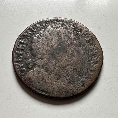 🌹外币初藏🌹🐯2026年第24场  每周二四六晚8️⃣点 接代拍 - 英国 威廉三世与玛丽二世 双人像半便士铜币 公元1689-1694年 约28.6mm，8.6g