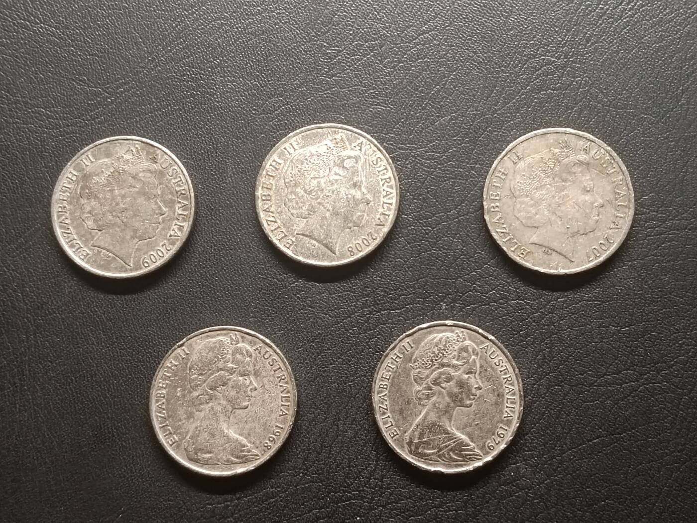 荟藏特别场次第五期——“社长的钢镚堆” 澳大利亚20分批量五枚