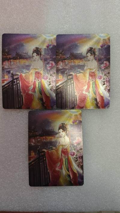 满赠PR！！龙虎卡牌-七七场（满200元包邮，无佣金，每周六结拍，欢迎送拍） - 粗闪3张 百相豪杰传 - 李师师 三宫