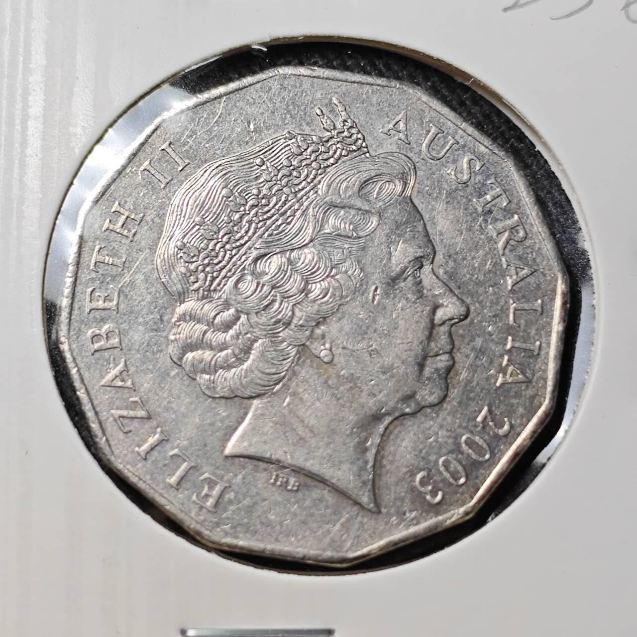 KK钱币收藏小铺   套币 批量/好品散币专场 2月预留时间 周末发货   澳大利亚50分纪念币