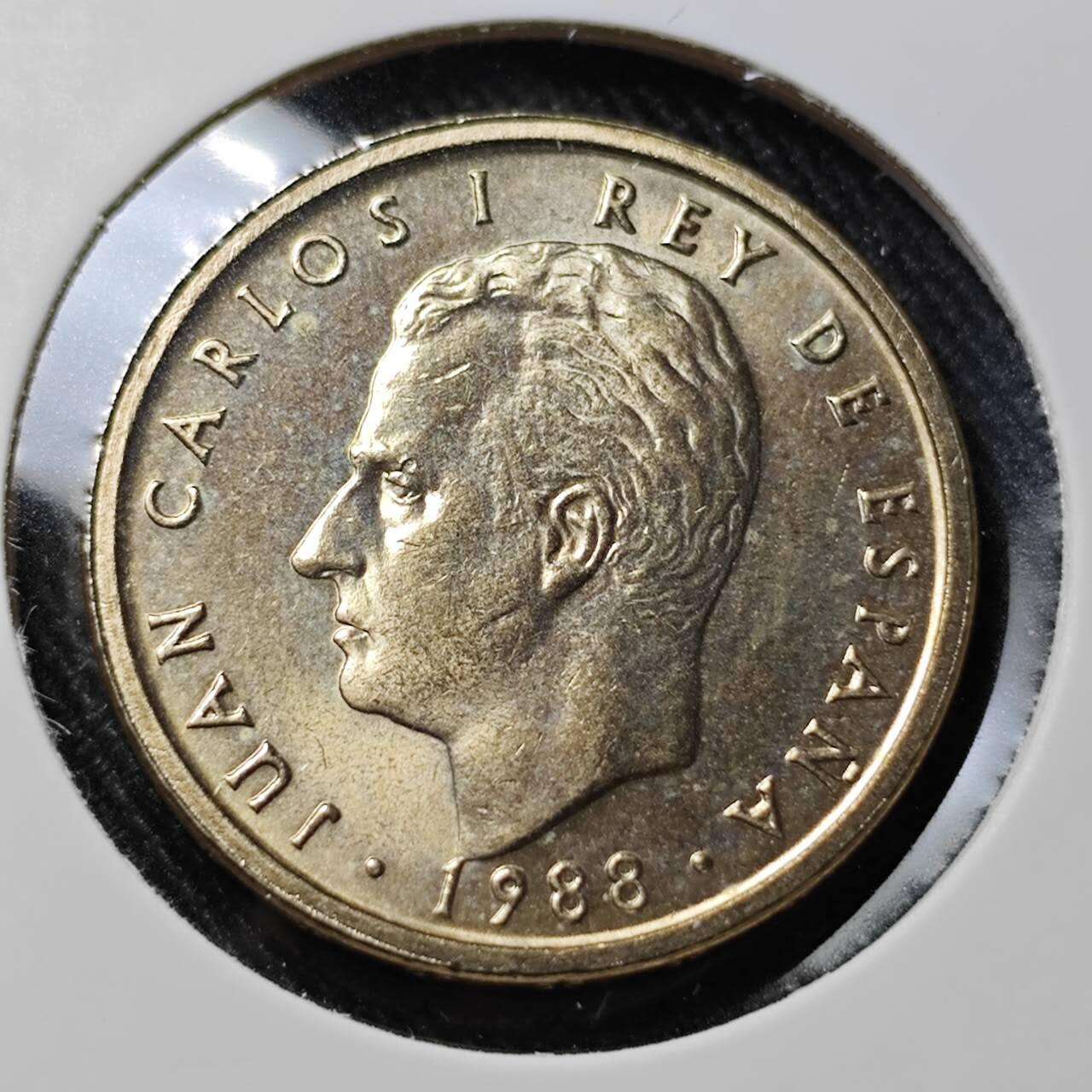 KK钱币收藏小铺   套币 批量/好品散币专场 2月预留时间 周末发货  1988西班牙100比塞塔好品