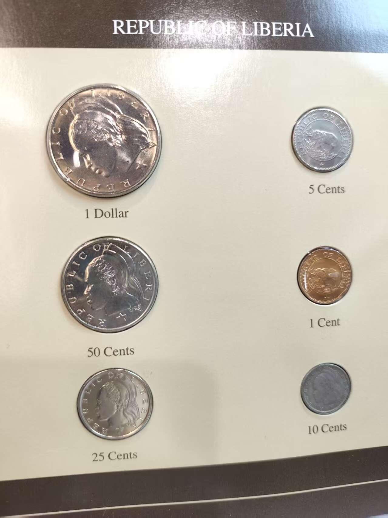 G&W世界散币，银币处理专场（第45场） 富兰克林-利比里亚6枚套