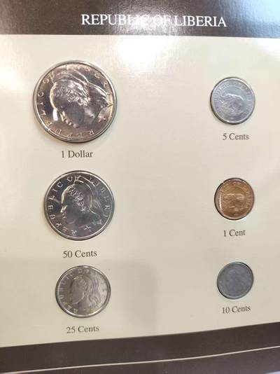 G&W世界散币，银币处理专场（第45场） - 富兰克林-利比里亚6枚套