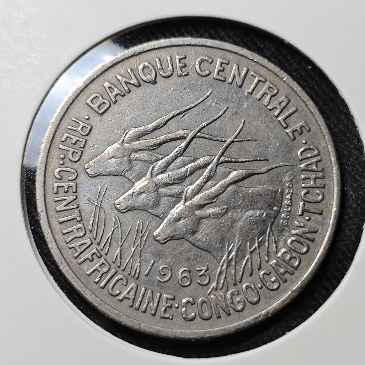 KK钱币收藏小铺   套币 批量/好品散币专场 2月预留时间 周末发货  1963喀麦隆50法郎