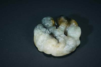 上海都达杂项专场四十五【全场包邮】  - 古玉多子多福挂件92-42