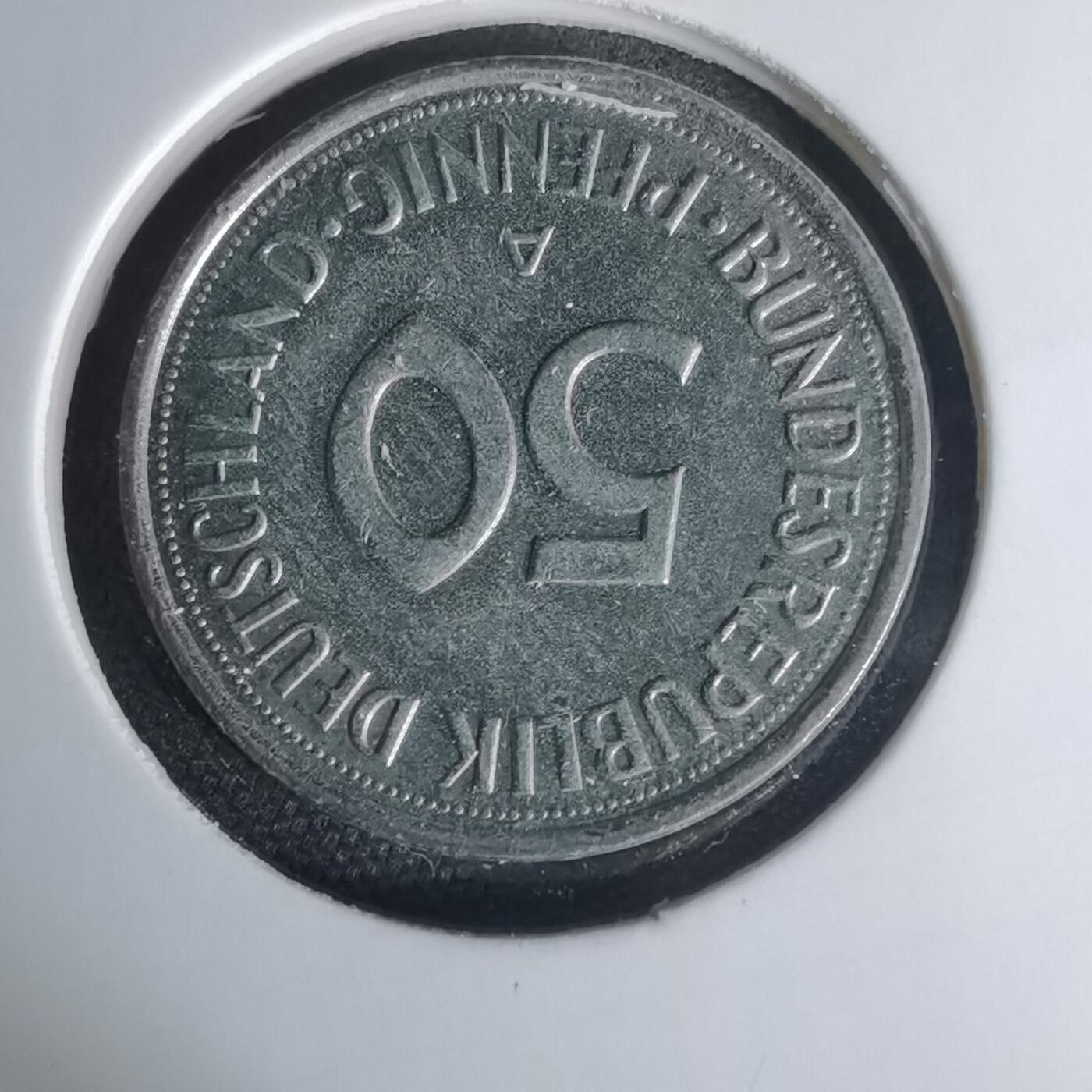 沼泽如烟--第1012场 德国1993年50芬尼