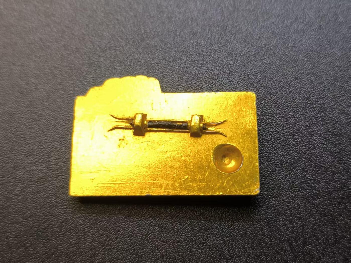 云宸嘉赏-勋臻精藏⭐️年后精品专拍场次🎖 两弹一星精品语录主席像章 “新胜利”时期（科技成就-氢弹试验成功）的时代象征 该章配发给当时西北艰苦工作的科研工作人员