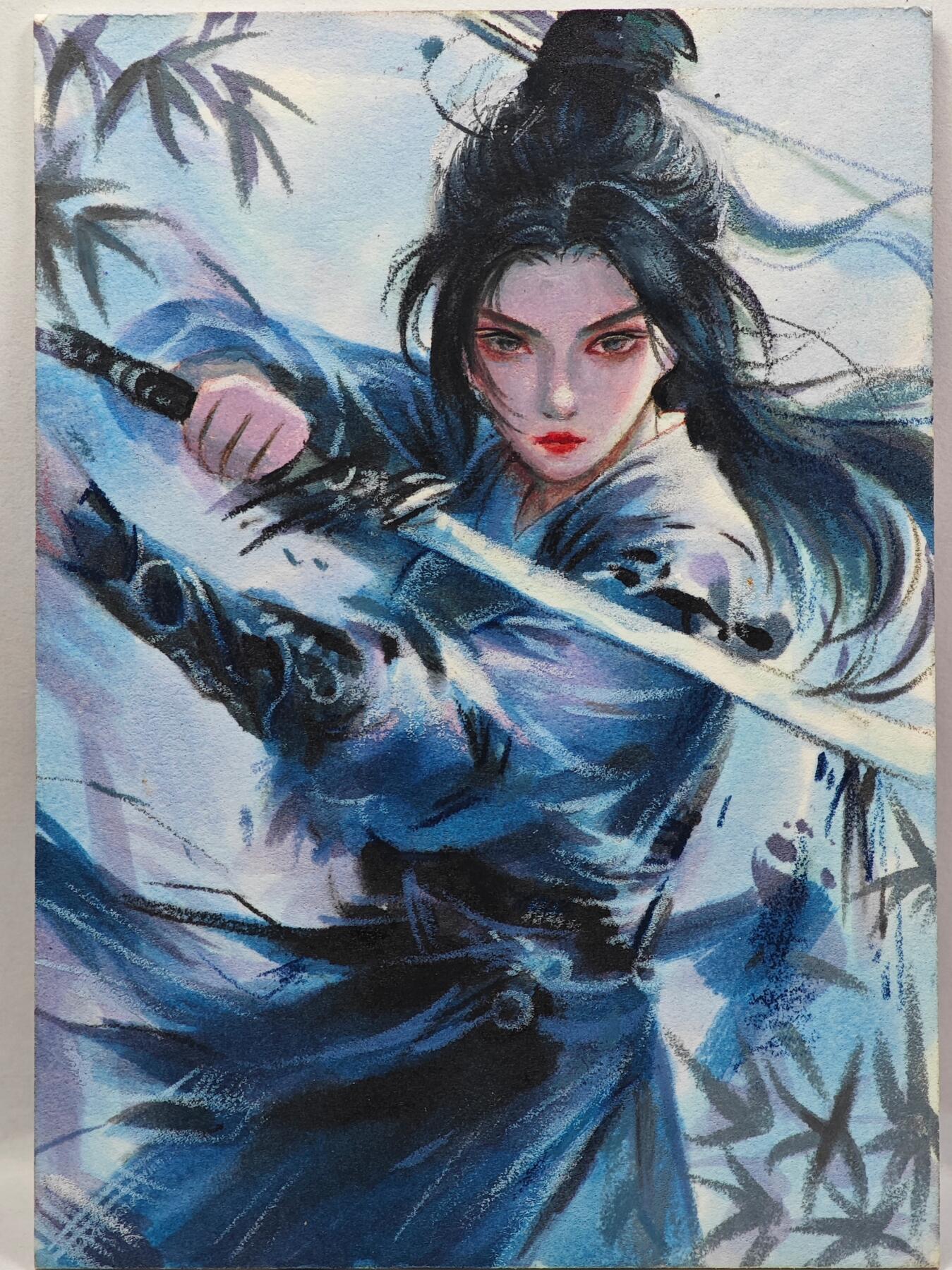 白泽拍卖卡牌手绘专场第33期（去岁千般皆如愿 今年万事定称心） 2025 甜甜圈手绘卡 暗影  青山亲签