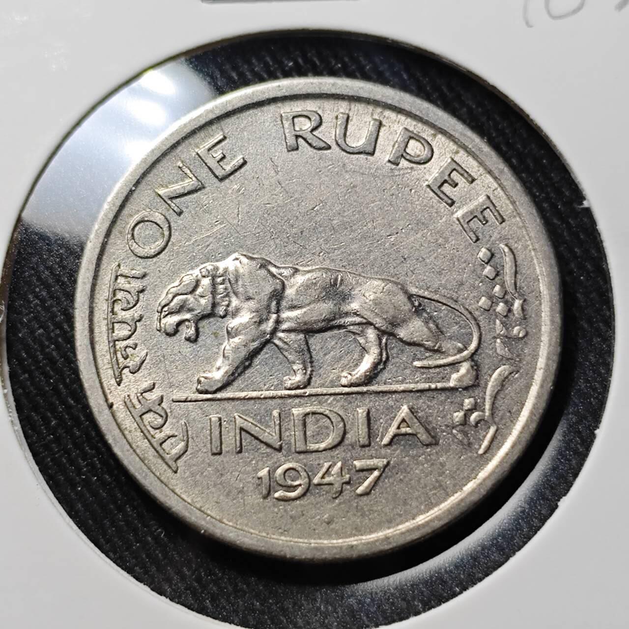 KK钱币收藏小铺   套币 批量/好品散币专场 2月预留时间 周末发货  1947英属印度1安娜镍币