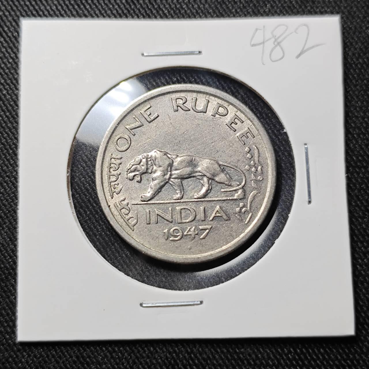 KK钱币收藏小铺   套币 批量/好品散币专场 2月预留时间 周末发货  1947英属印度1安娜镍币