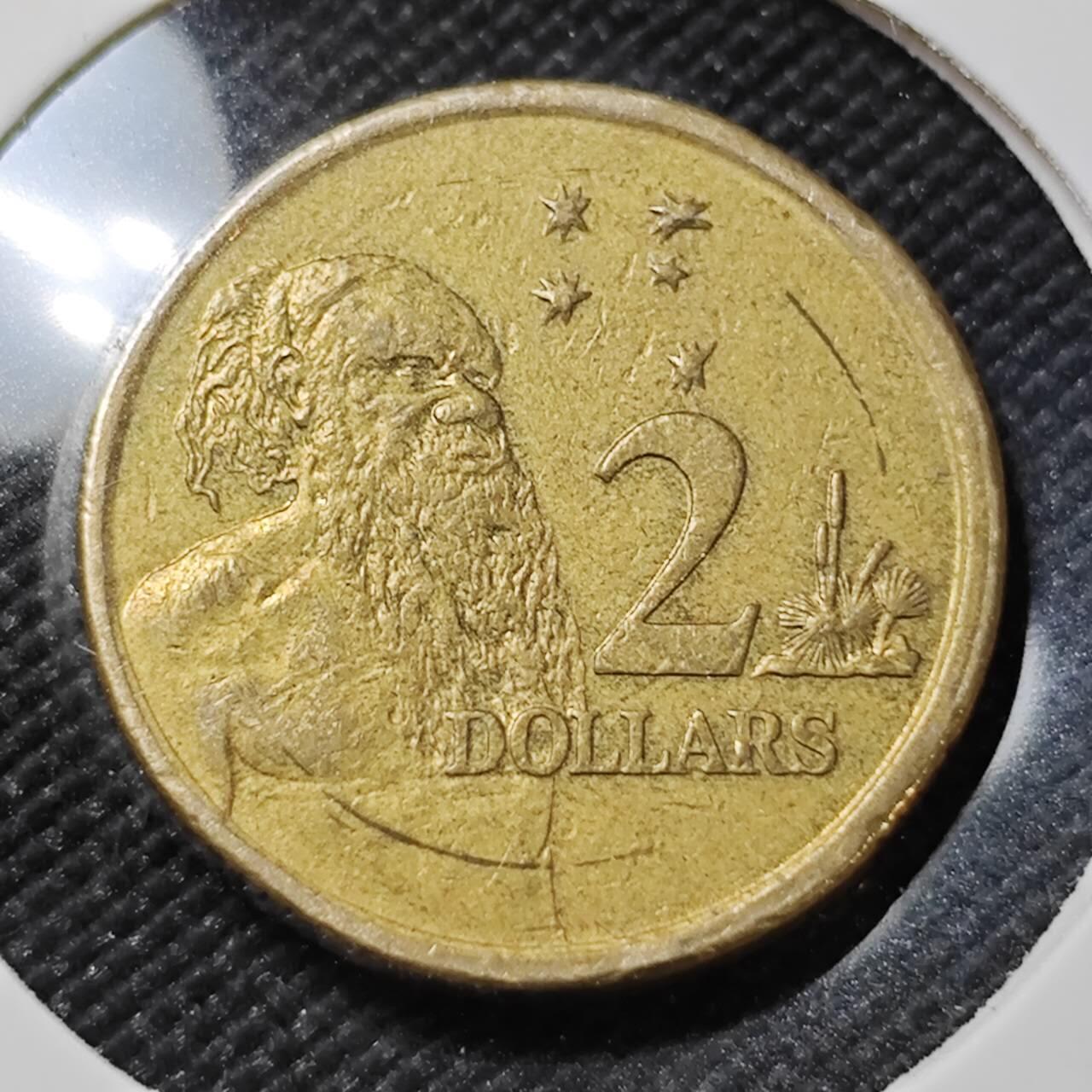 KK钱币收藏小铺   第401期 2月预留时间 周末发货 澳大利亚2元 