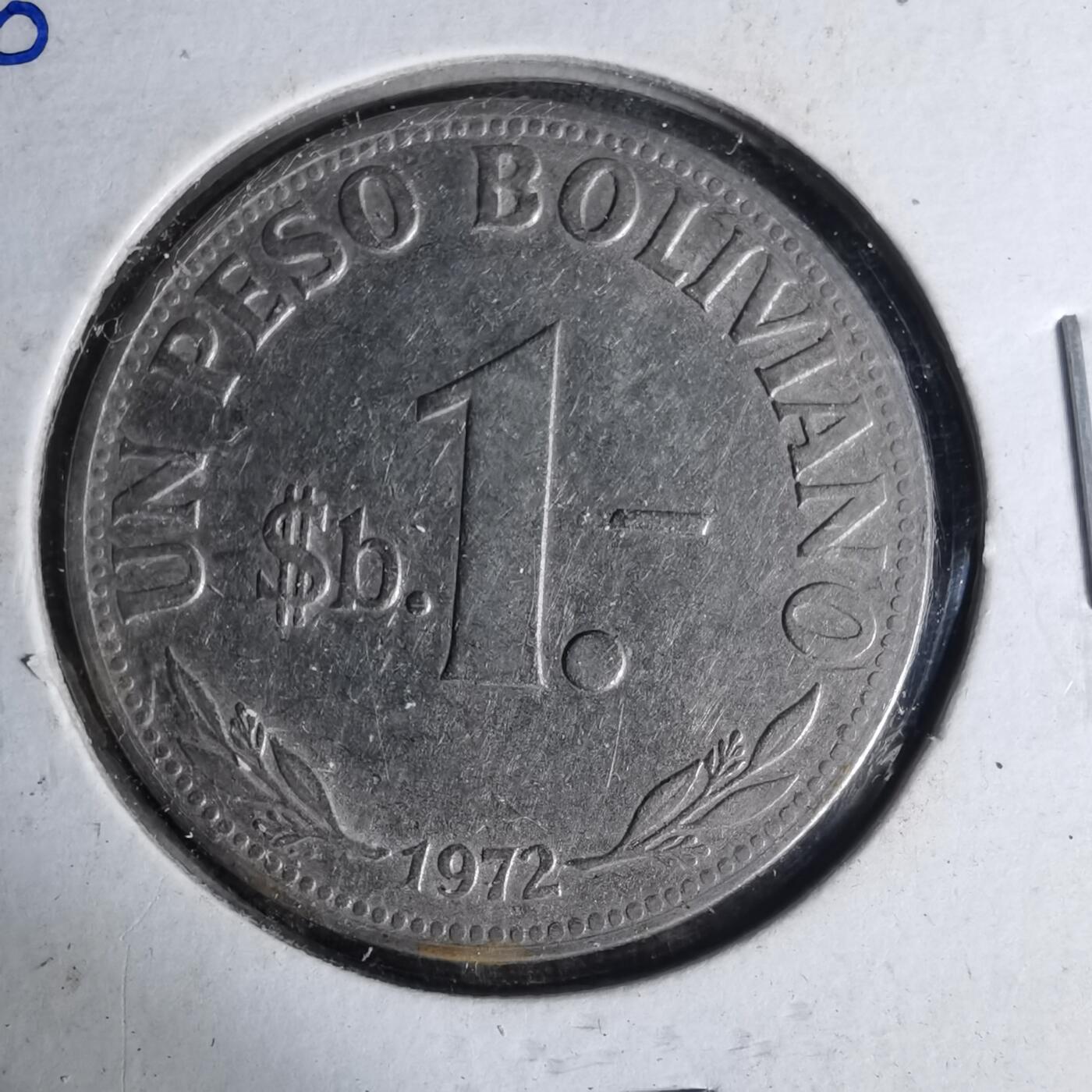 沼泽如烟--第1012场 玻利维亚1972年1比索