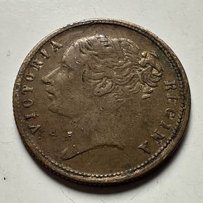 🌹外币初藏🌹🐯2026年第24场  每周二四六晚8️⃣点 接代拍 - 英国维多利亚双头鹰代用铜币 齿边 21.5mm 