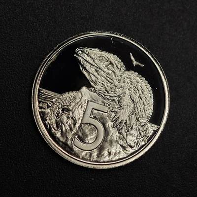 【淘币小摊】实时拍第八百七十六拍   散币场    每周一统一发货 - 新西兰1984年5分精制镍币