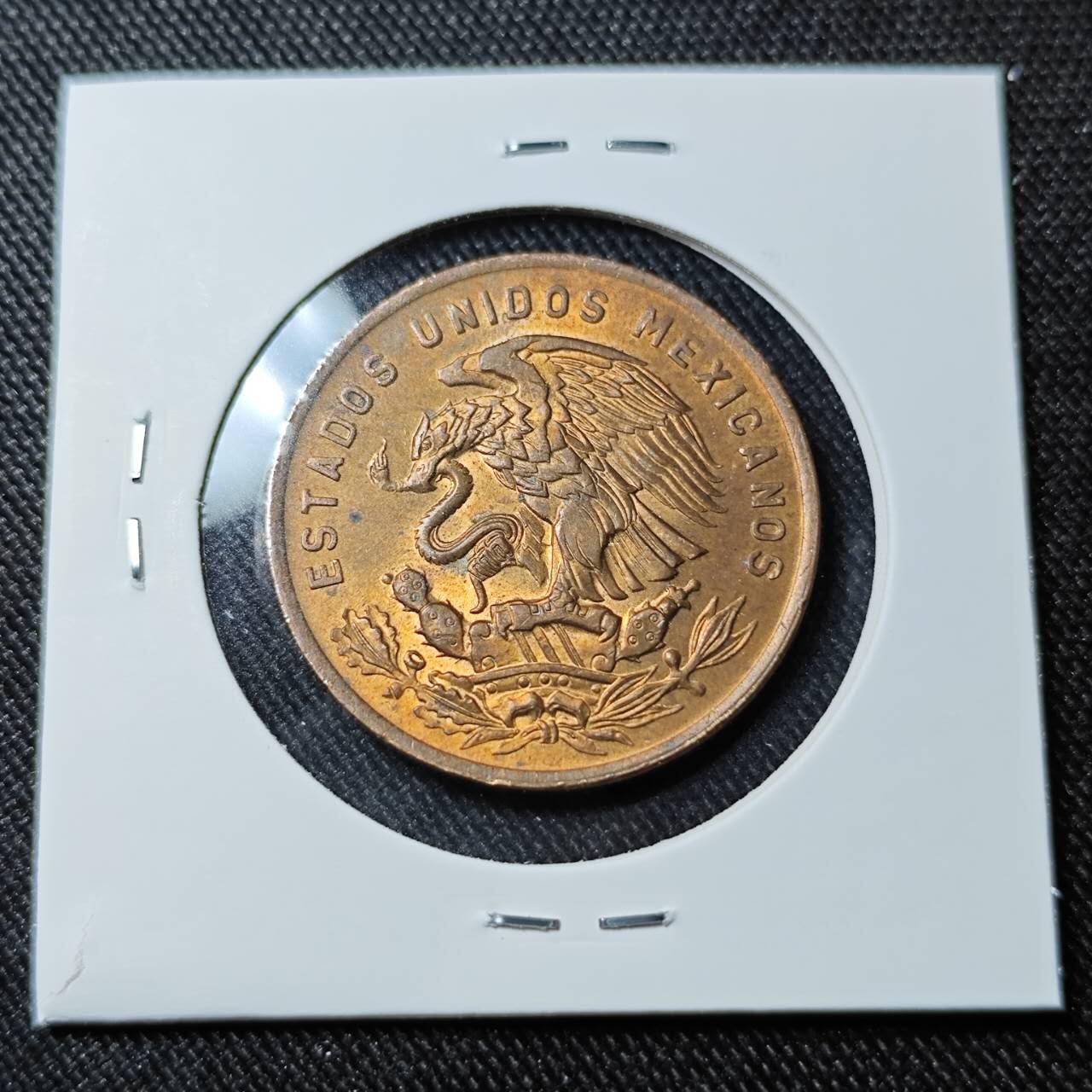 KK钱币收藏小铺   套币 批量/好品散币专场 2月预留时间 周末发货  1966墨西哥20分铜币