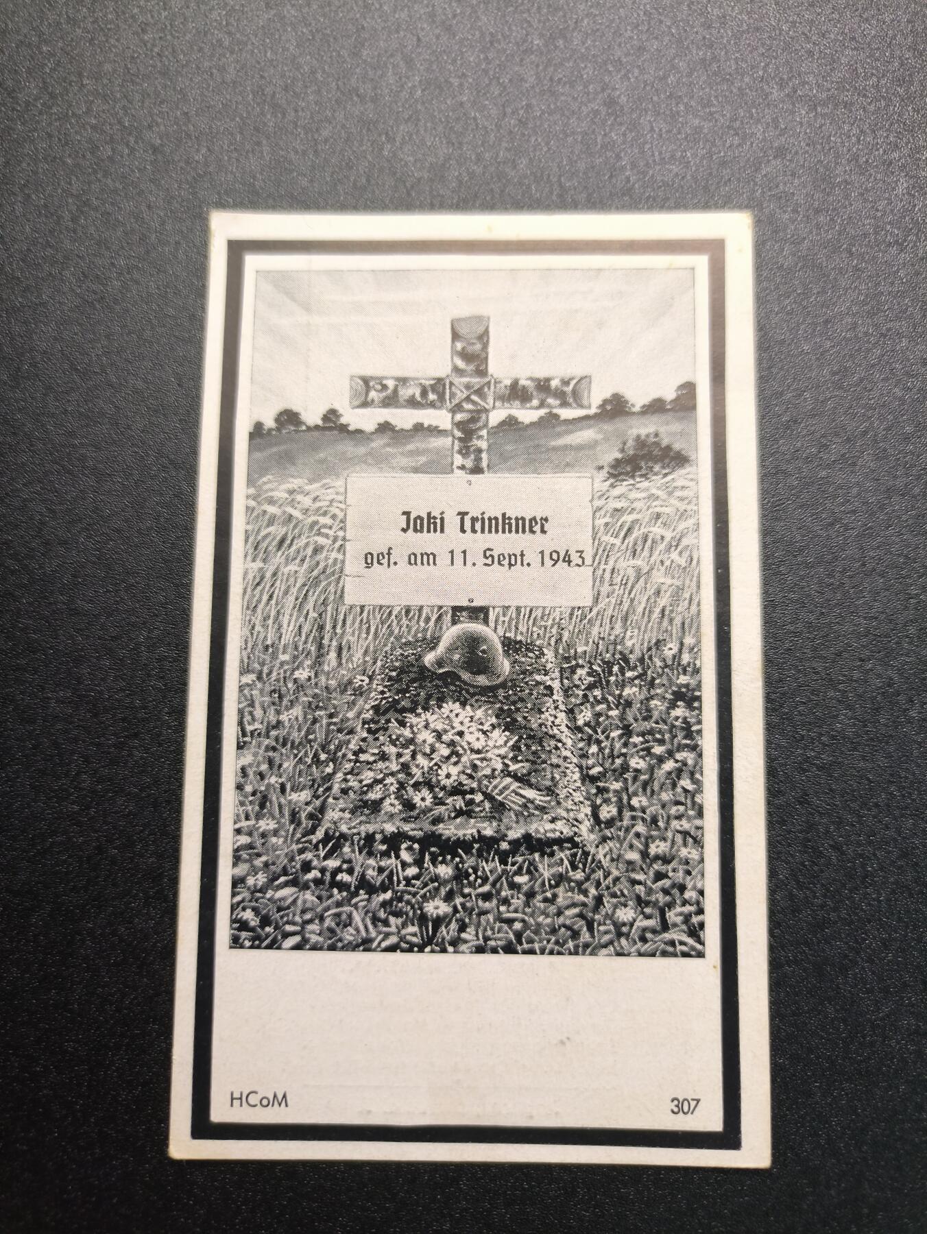 云宸嘉赏-勋臻精藏⭐️年后精品专拍场次🎖 德意志第三帝国国防军 山地猎兵团阵亡卡 详细看简介