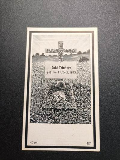 云宸嘉赏-勋臻精藏⭐️年后精品专拍场次🎖 - 德意志第三帝国国防军 山地猎兵团阵亡卡 详细看简介