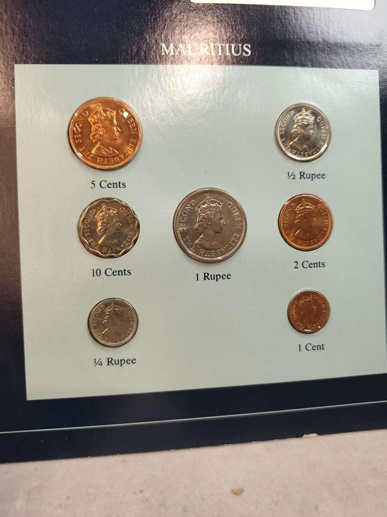 G&W世界散币，银币处理专场（第45场） 富兰克林-毛里求斯7枚套