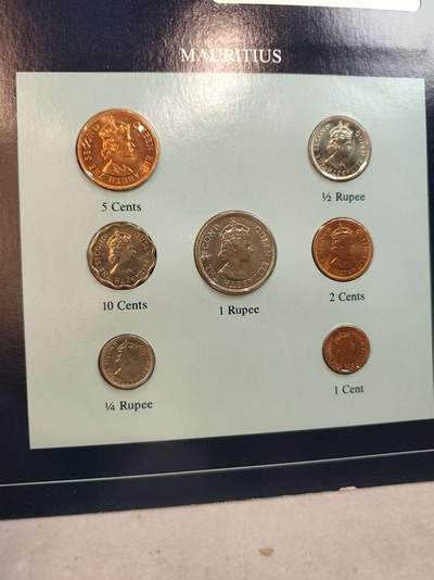 G&W世界散币，银币处理专场（第45场） - 富兰克林-毛里求斯7枚套