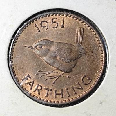 KK钱币收藏小铺   套币 批量/好品散币专场 2月预留时间 周末发货 -  1951英国1法新