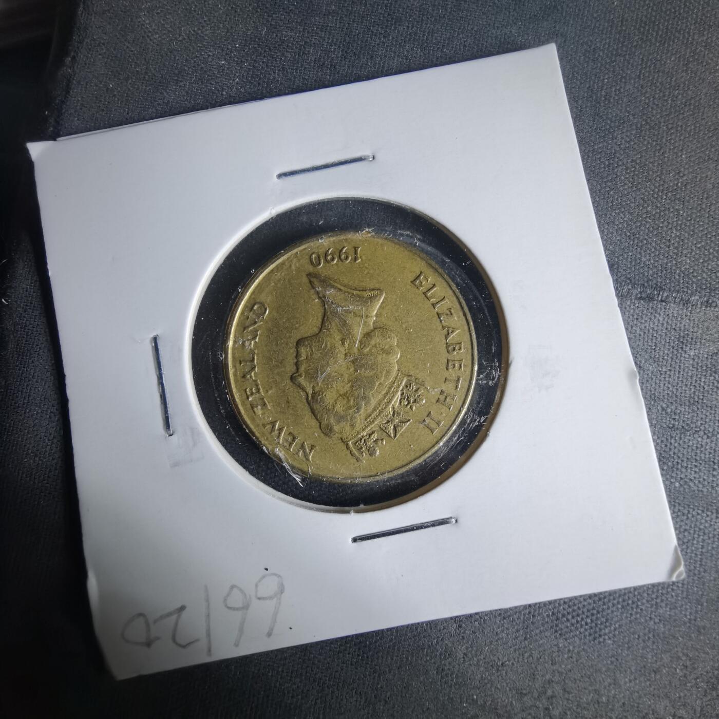 沼泽如烟--第1013场 新西兰1990年一元