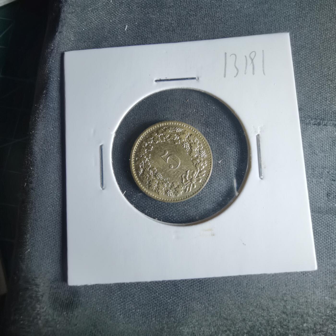 沼泽如烟--第1013场 瑞士1981年五分