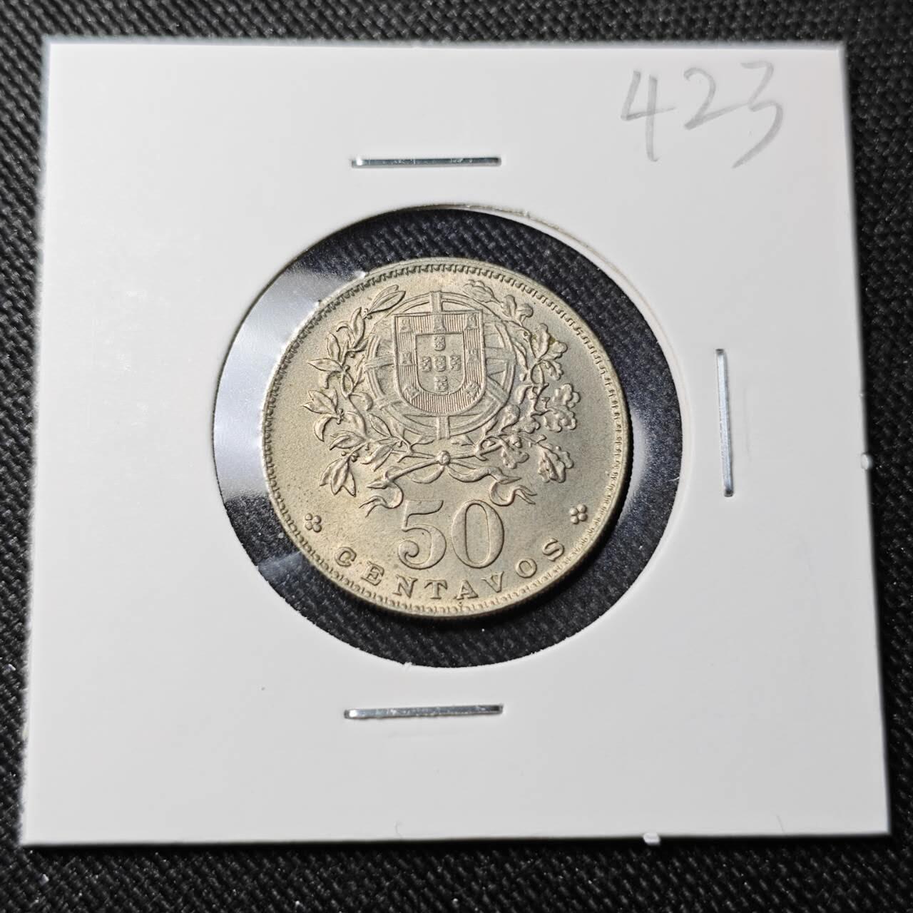 KK钱币收藏小铺   套币 批量/好品散币专场 2月预留时间 周末发货  1964葡萄牙50分