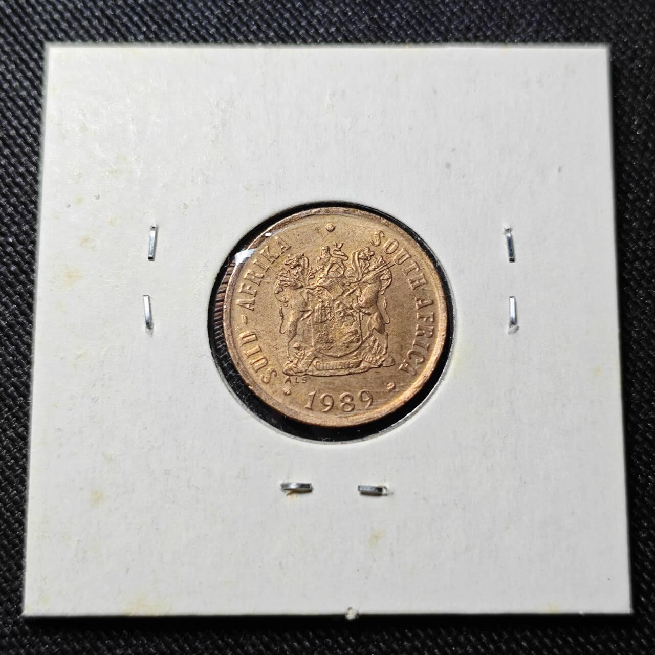 KK钱币收藏小铺   套币 批量/好品散币专场 2月预留时间 周末发货  1989南非1分铜币