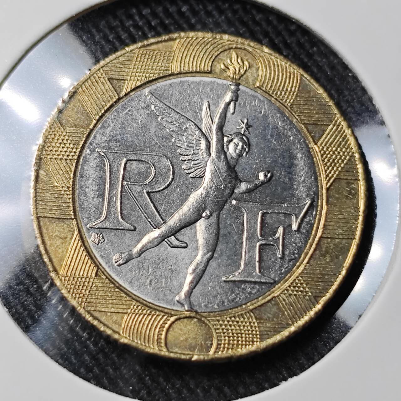 KK钱币收藏小铺   套币 批量/好品散币专场 2月预留时间 周末发货  法国10法郎双色币 好品