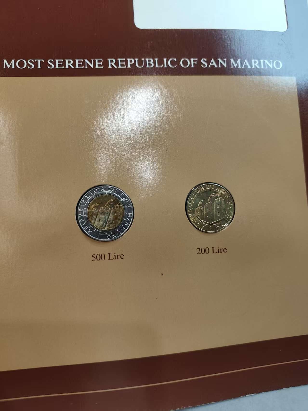 G&W世界散币，银币处理专场（第45场） 富兰克林-圣马力诺2枚套