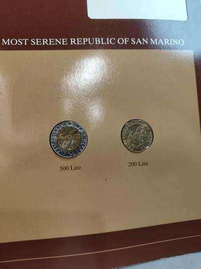 G&W世界散币，银币处理专场（第45场） - 富兰克林-圣马力诺2枚套