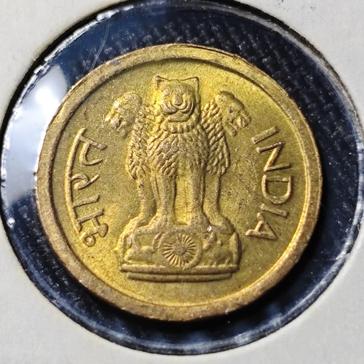 KK钱币收藏小铺   套币 批量/好品散币专场 2月预留时间 周末发货  1964印度1派沙铜币 好品