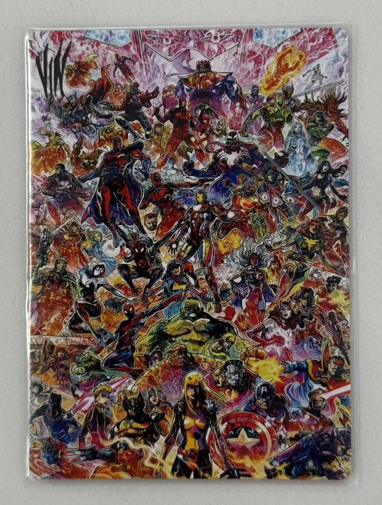 满赠PR！！龙虎卡牌-七七场（满200元包邮，无佣金，每周六结拍，欢迎送拍） 粗闪卡 谭二盲包 漫威DC系列 银影