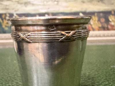 海外回流精品拍卖（五一专场） 法国回流包银小酒杯一套