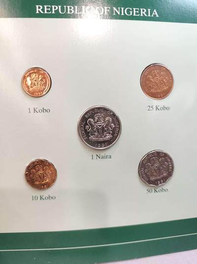 G&W世界散币，银币处理专场（第45场） - 富兰克林-尼日利亚5枚套