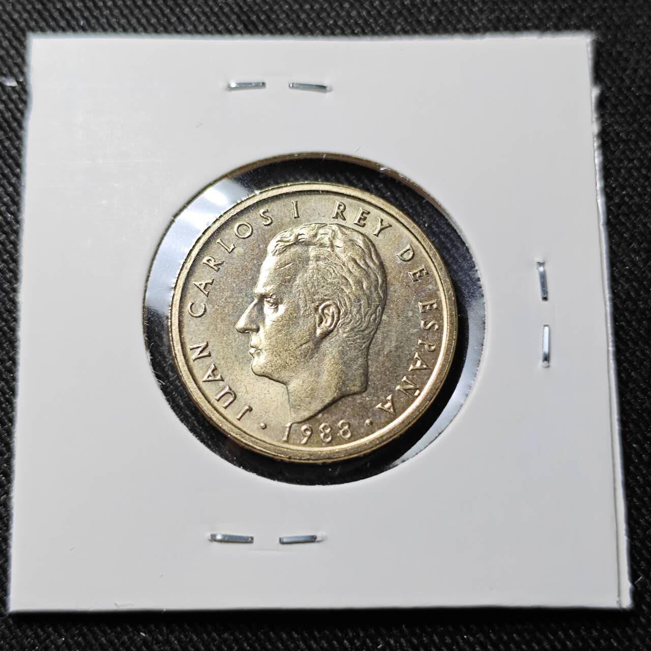 KK钱币收藏小铺   套币 批量/好品散币专场 2月预留时间 周末发货  1988西班牙100比塞塔好品