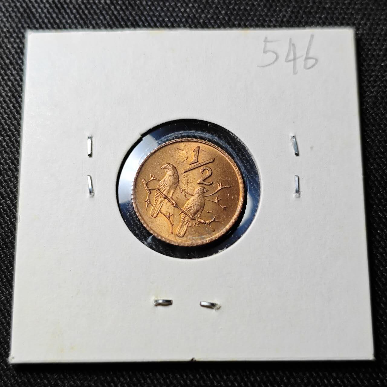 KK钱币收藏小铺   套币 批量/好品散币专场 2月预留时间 周末发货  1970南非1/2分铜币 好品