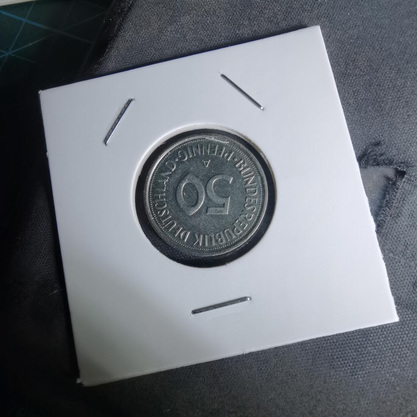 沼泽如烟--第1012场 德国1993年50芬尼