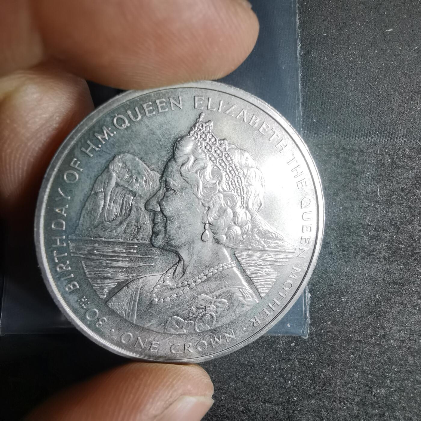 沼泽如烟--第1013场 直布罗陀1980年1克朗纪念币