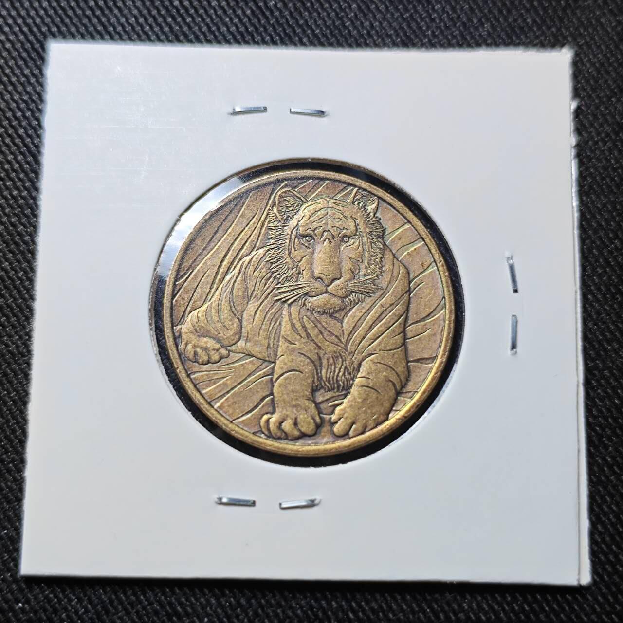 KK钱币收藏小铺   套币 批量/好品散币专场 2月预留时间 周末发货  2010日本造币厂纪念铜章 虎