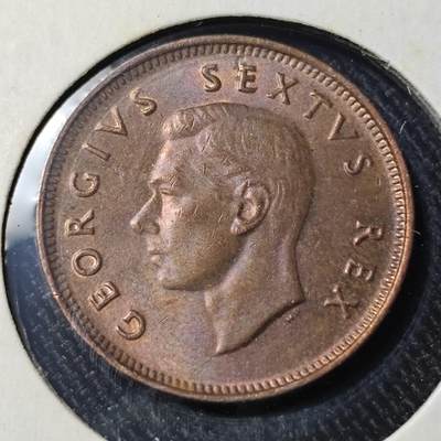 KK钱币收藏小铺   套币 批量/好品散币专场 2月预留时间 周末发货 -  1952英属南非1/4便士铜币