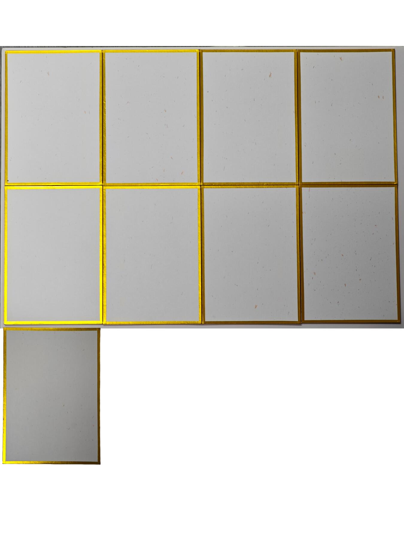 白泽拍卖卡牌手绘专场第33期（去岁千般皆如愿 今年万事定称心） 2025 人文之宝 非严色纸 1套9张  全套非严亲签