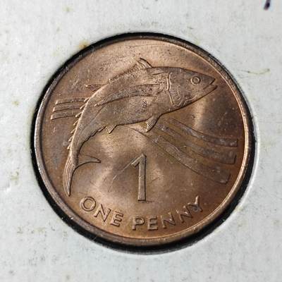 KK钱币收藏小铺   套币 批量/好品散币专场 2月预留时间 周末发货 -  1984英属阿森松岛1便士 好品